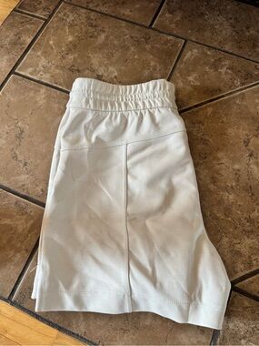 Women’s White Lululemon Softstreme Shorts